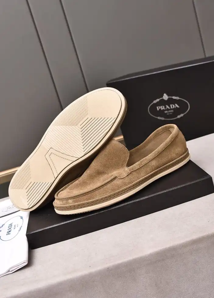 hype Prada Leather Shoes