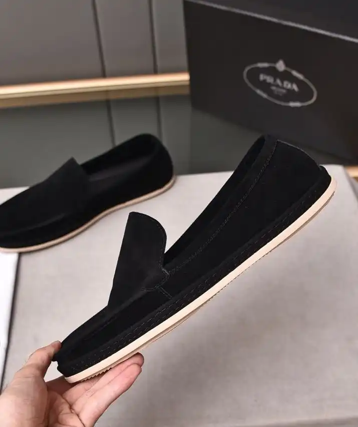 hype Prada Leather Shoes