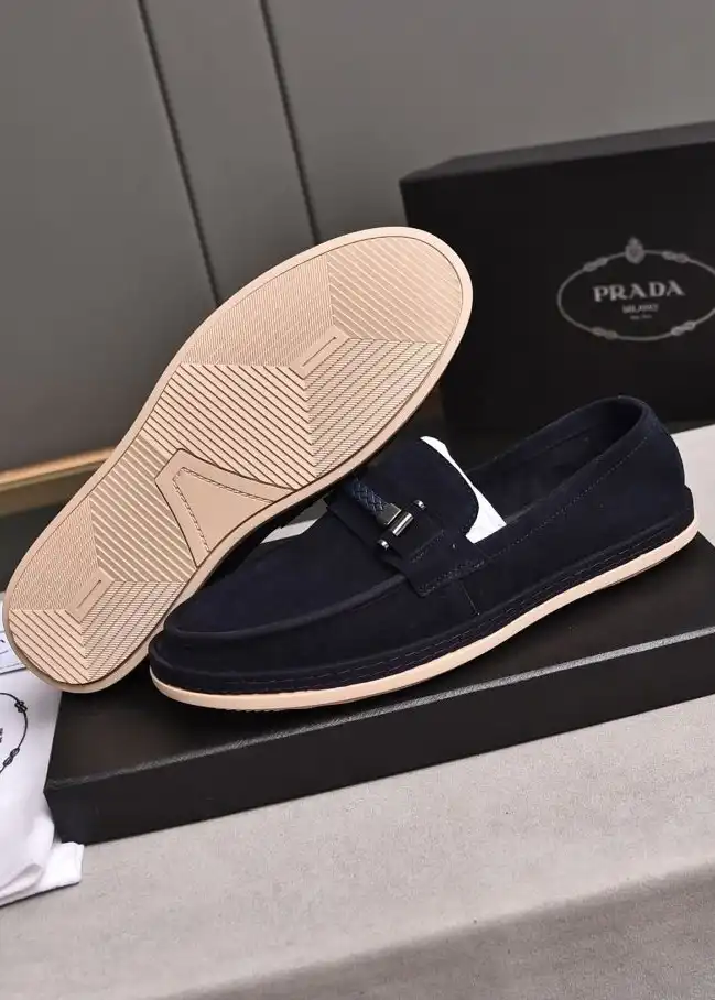 hype Prada Leather Shoes