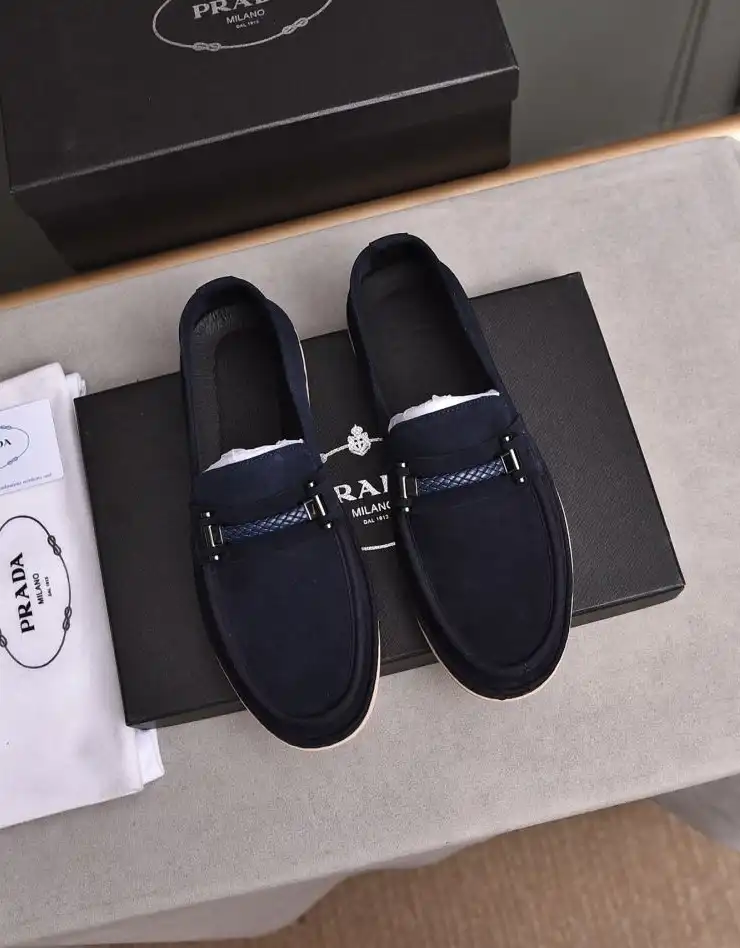 hype Prada Leather Shoes