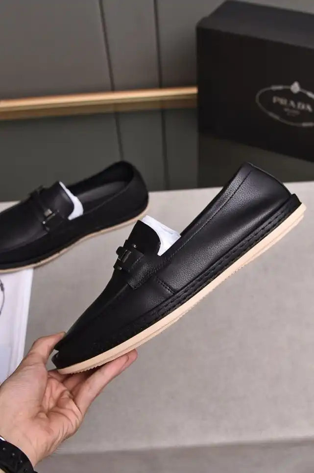 hype Prada Leather Shoes