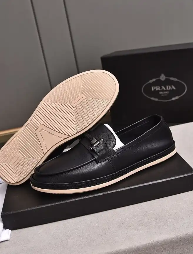 hype Prada Leather Shoes