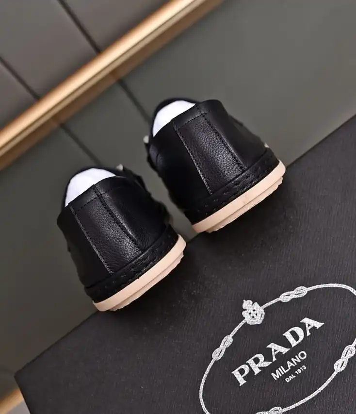 hype Prada Leather Shoes