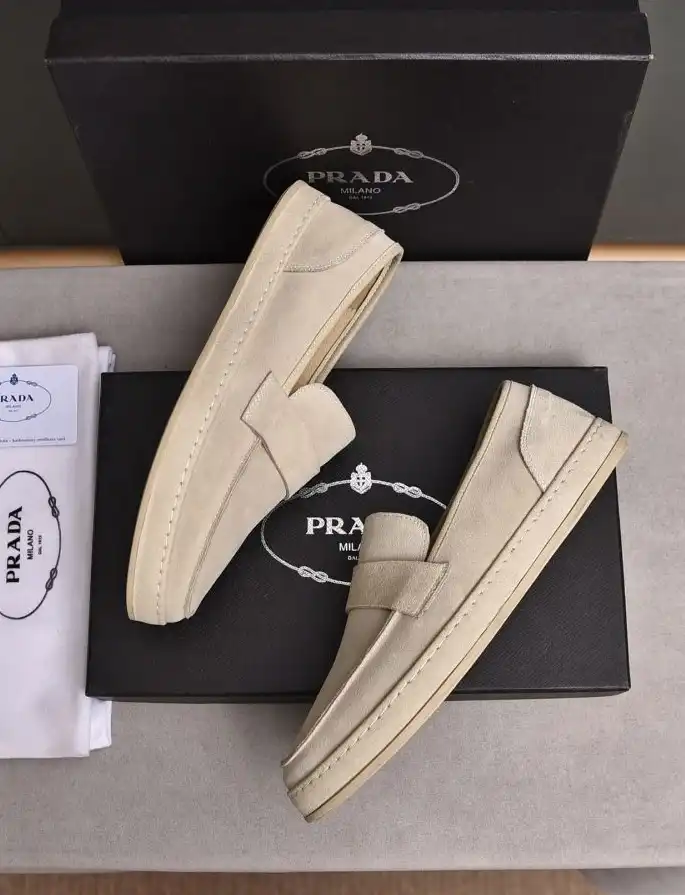 hype Prada Leather Shoes