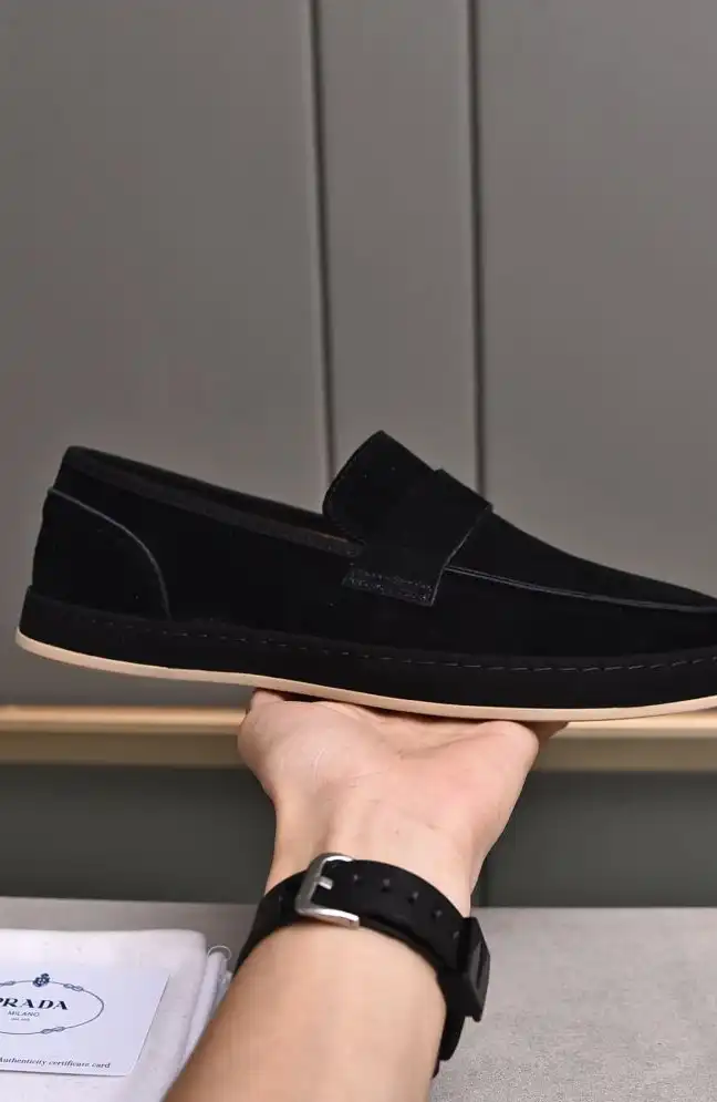 hype Prada Leather Shoes