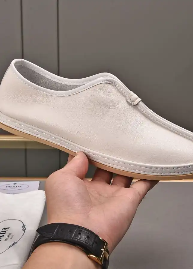 hype Prada Leather Shoes