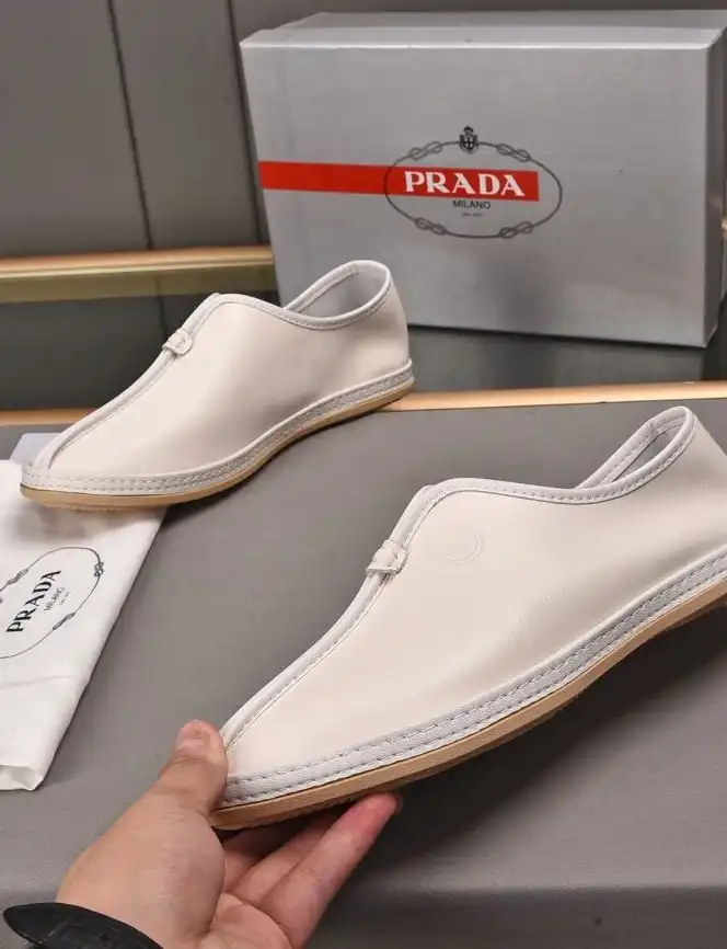 hype Prada Leather Shoes