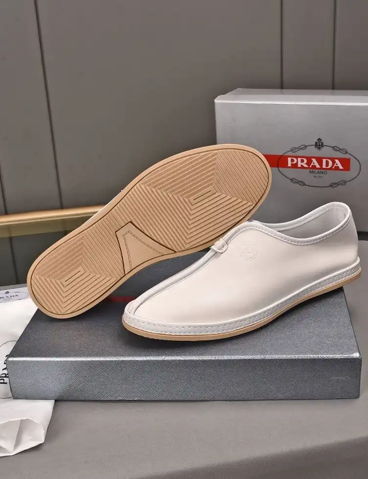 hype Prada Leather Shoes