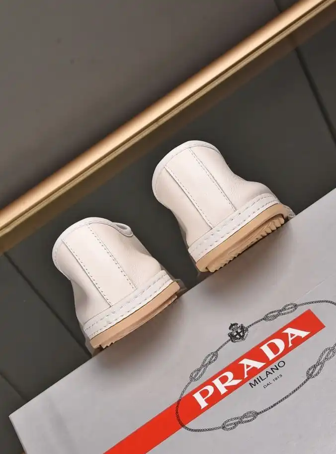 hype Prada Leather Shoes