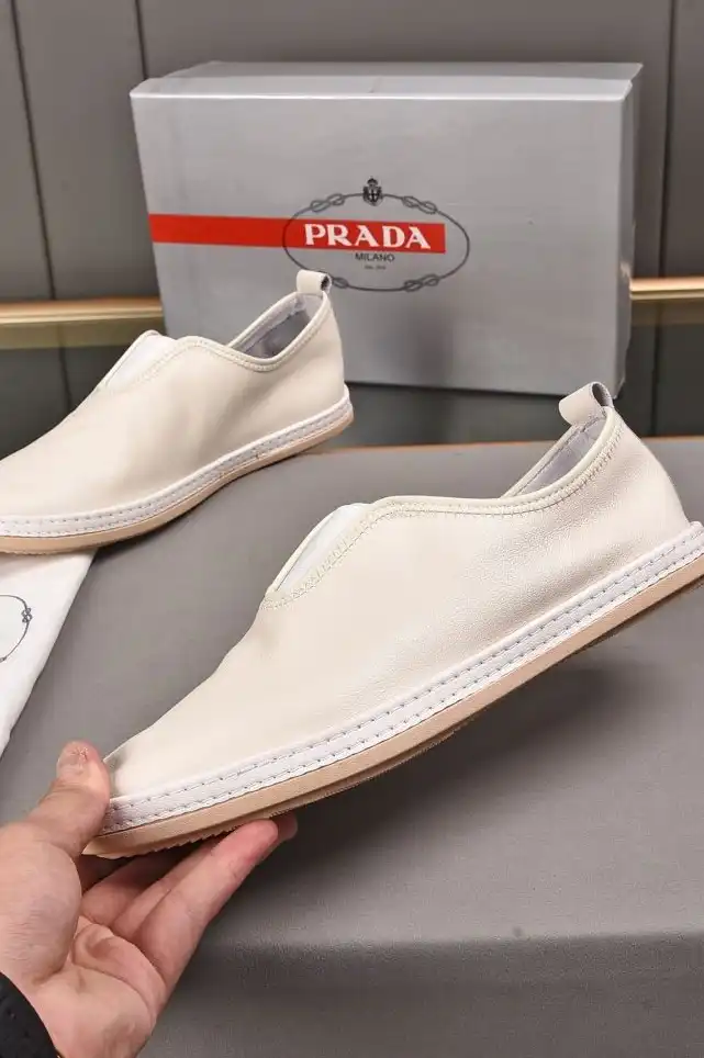 hype Prada Leather Shoes