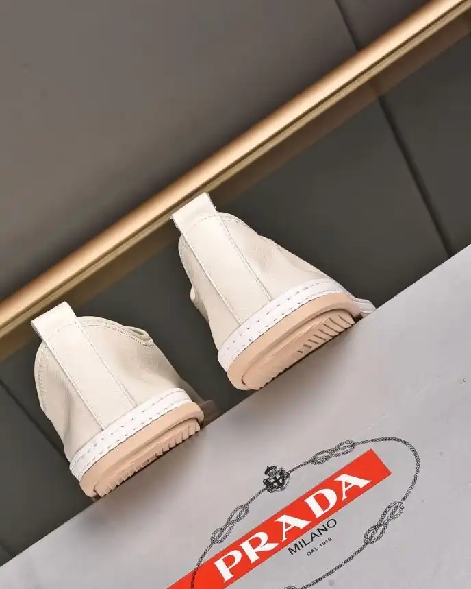 hype Prada Leather Shoes