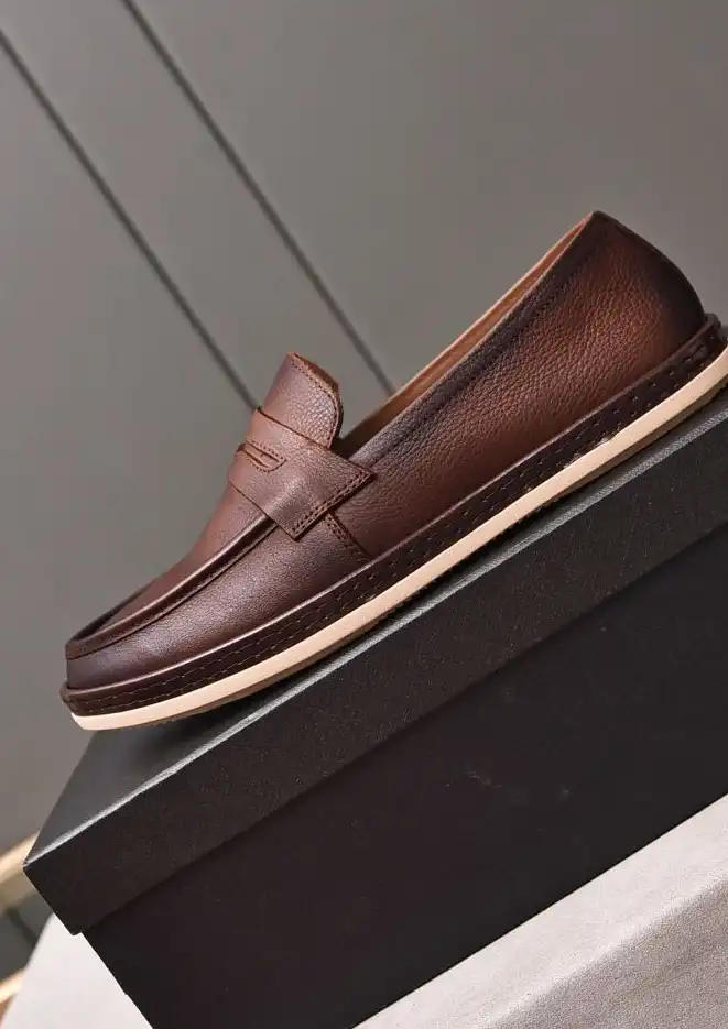 hype Prada Leather Shoes