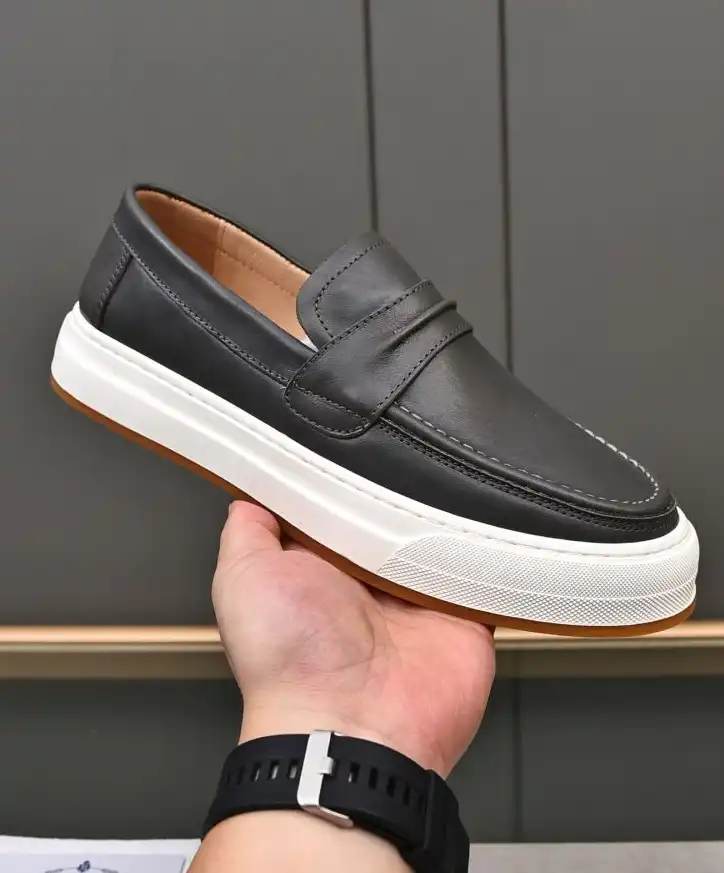 hype Prada Leather Shoes