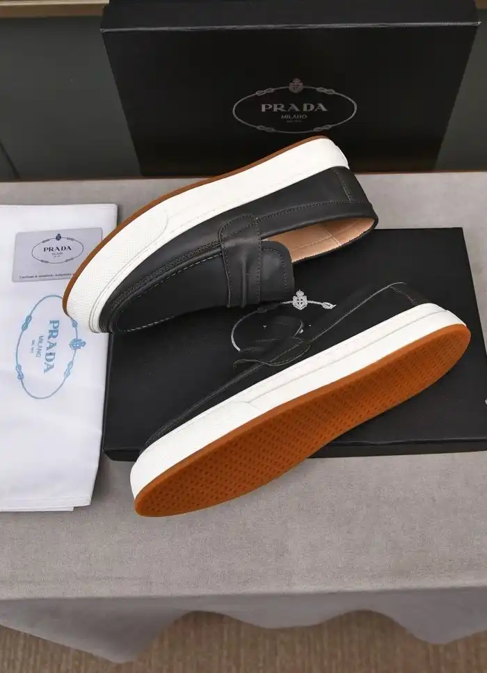 hype Prada Leather Shoes