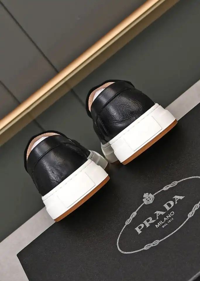 hype Prada Leather Shoes