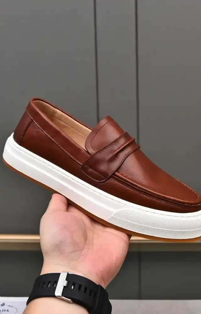 hype Prada Leather Shoes