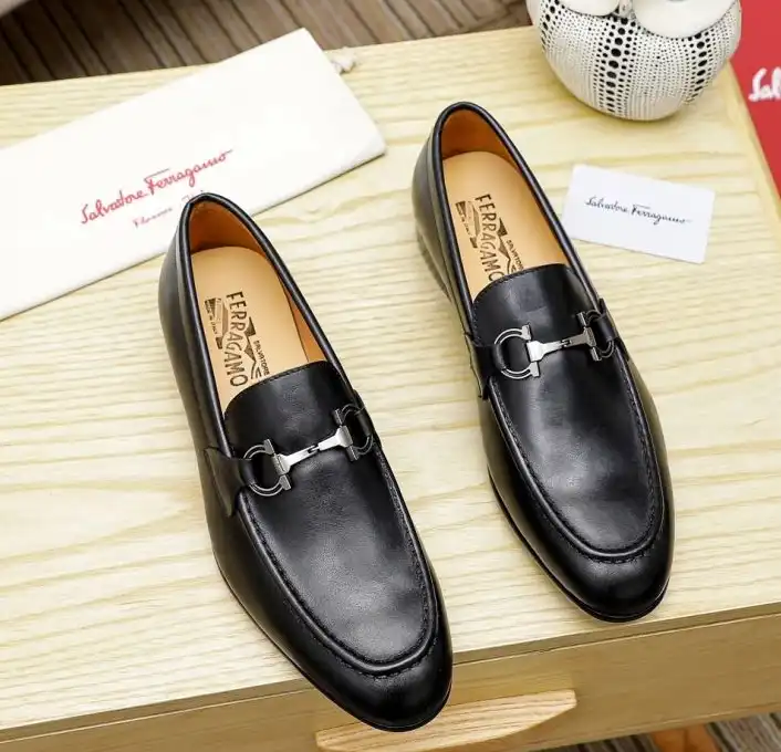 hype Ferragamo Leather Shoes