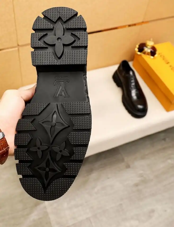 hype LV Leather Shoes