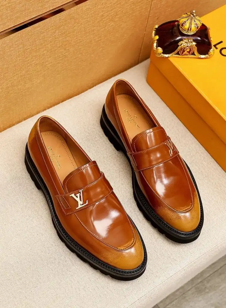 hype LV Leather Shoes