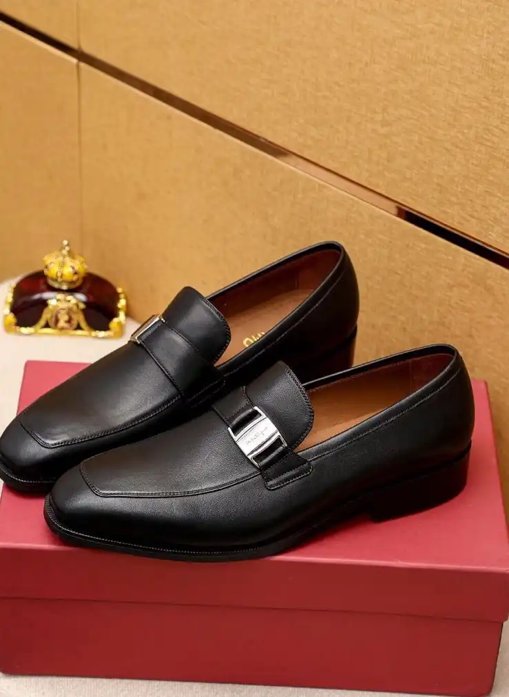 hype Ferragamo Leather Shoes