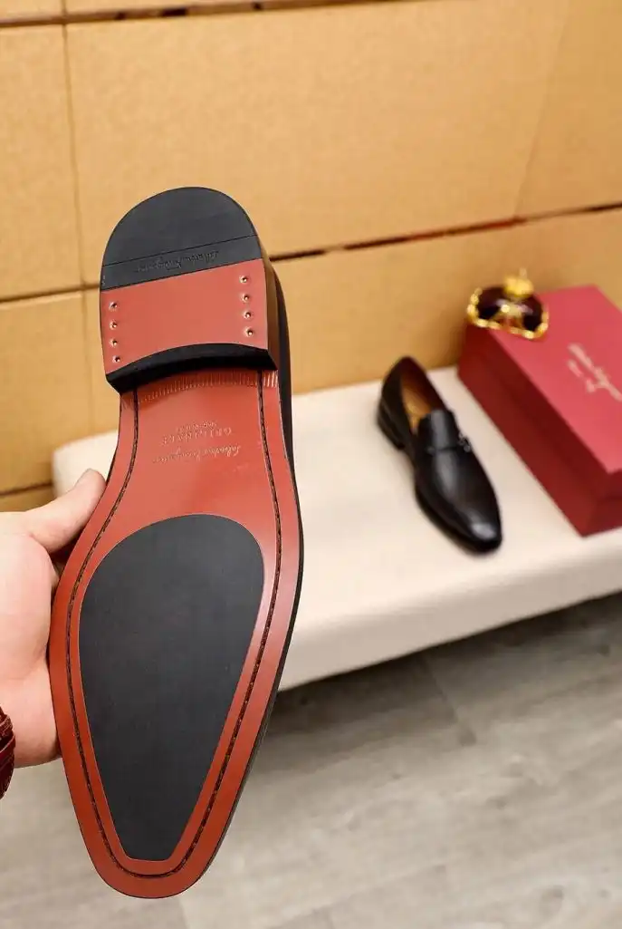 hype Ferragamo Leather Shoes