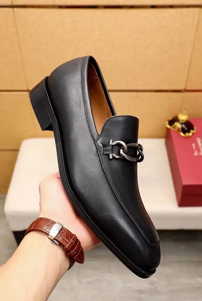 hype Ferragamo Leather Shoes