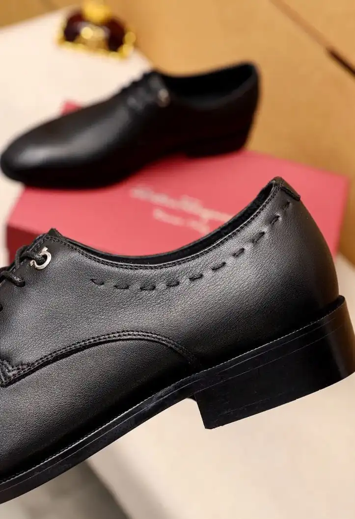 hype Ferragamo Leather Shoes