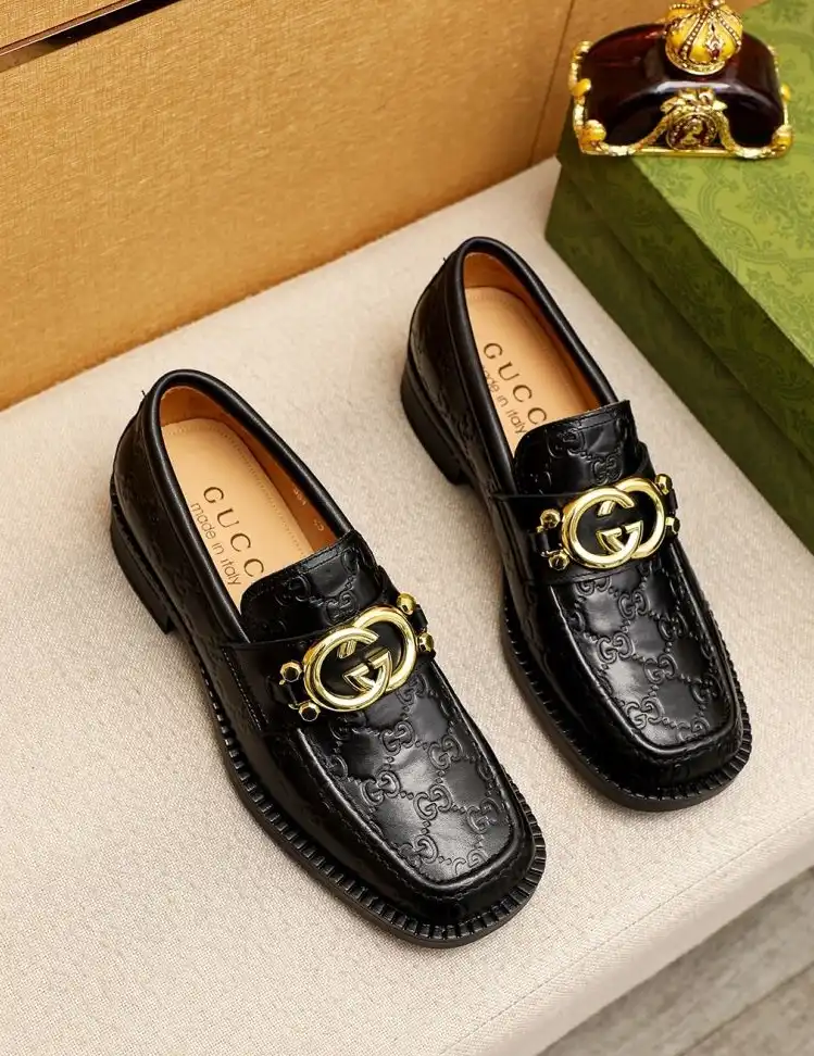 hype Gucci Leather Shoes