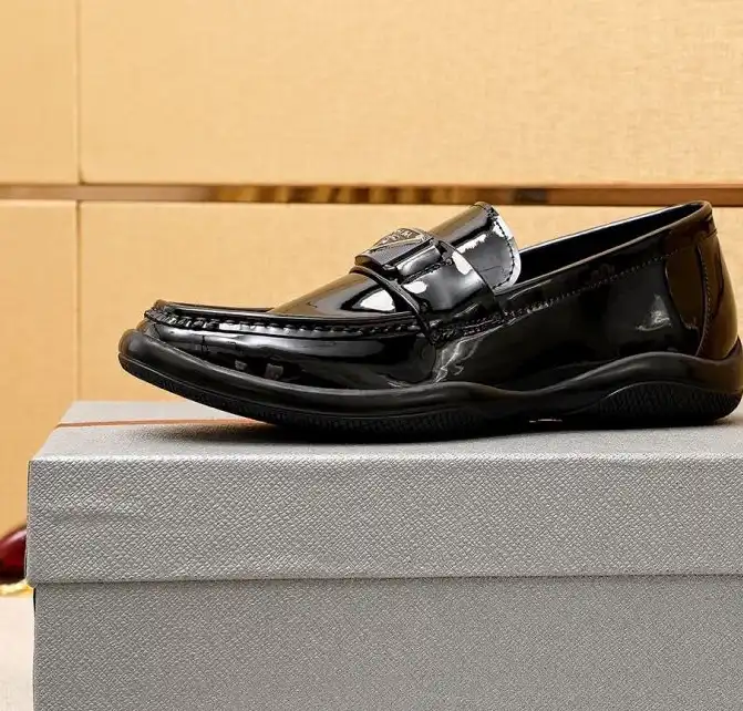 hype Prada Leather Shoes