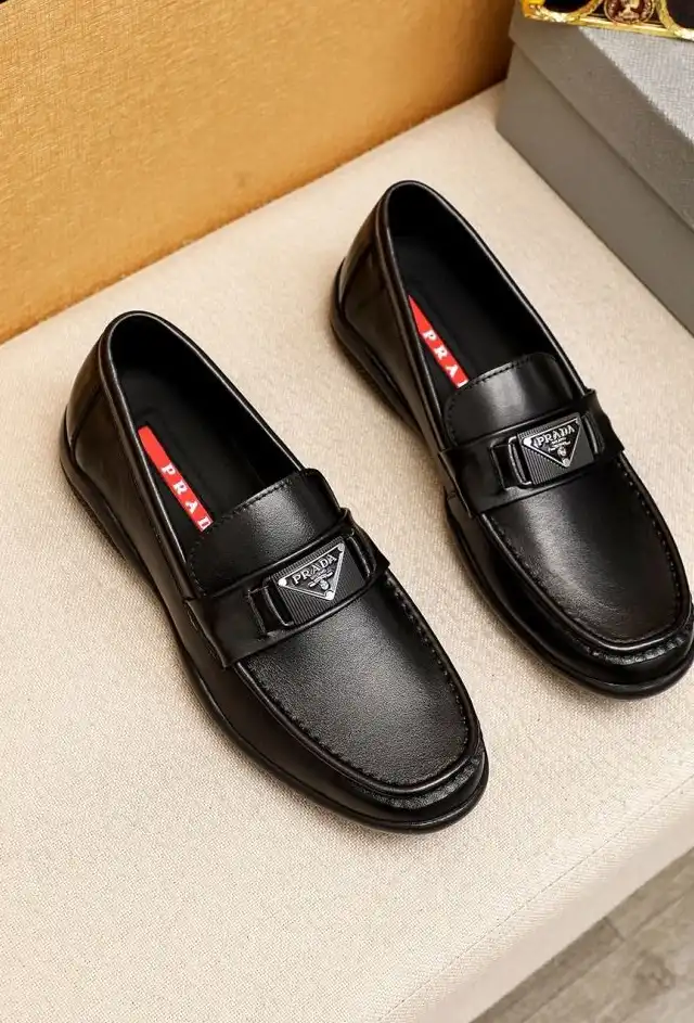 hype Prada Leather Shoes