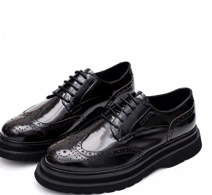 hype Prada Leather Shoes