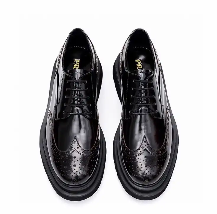 hype Prada Leather Shoes