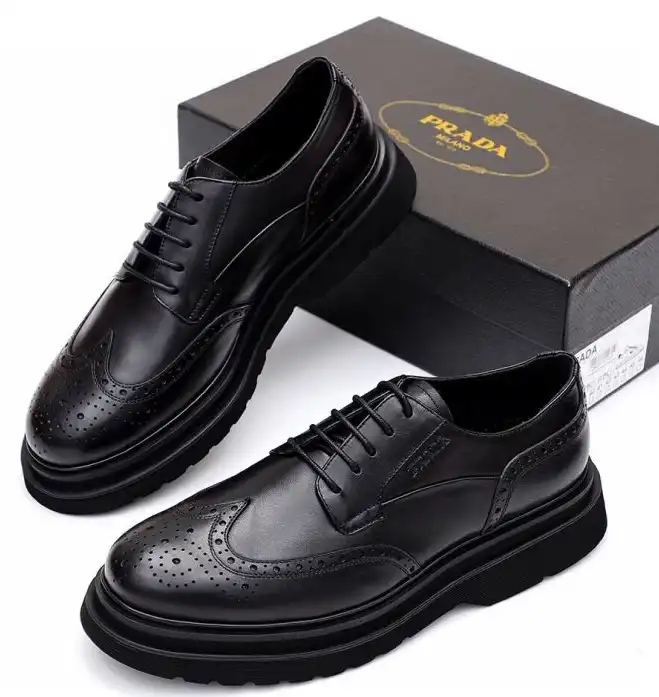 hype Prada Leather Shoes