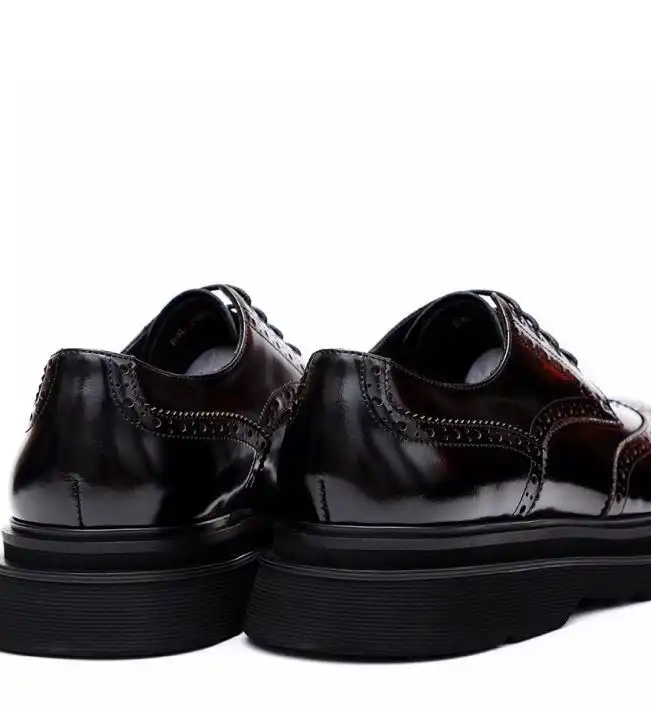 hype Prada Leather Shoes