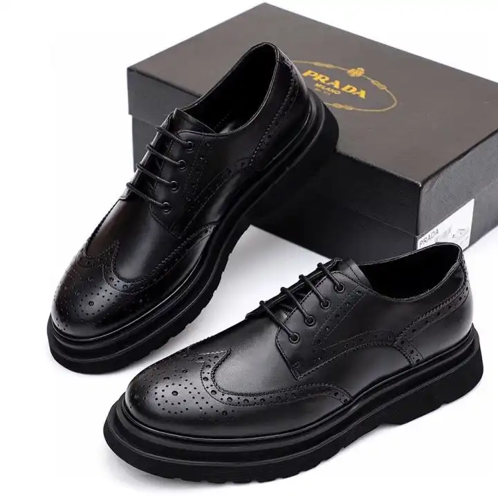 hype Prada Leather Shoes