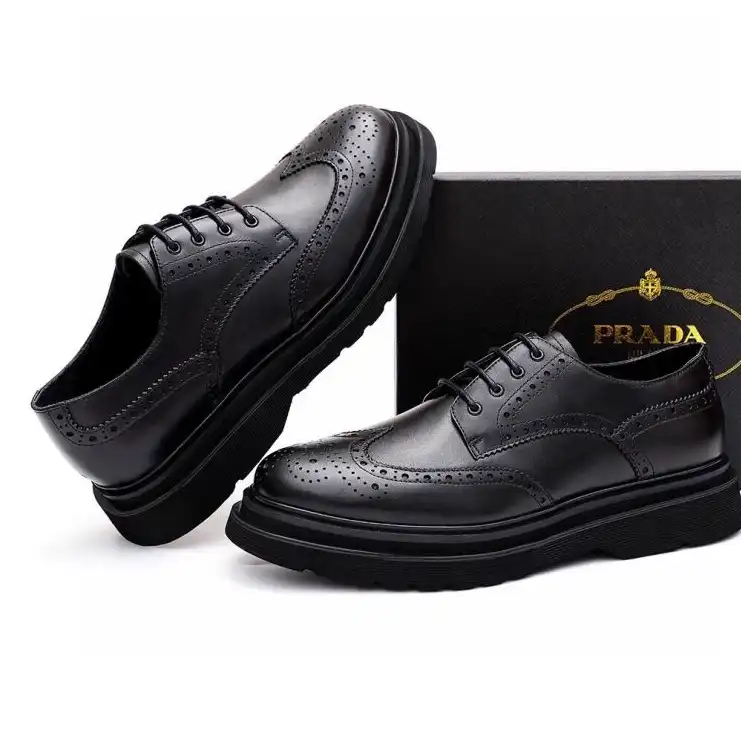 hype Prada Leather Shoes