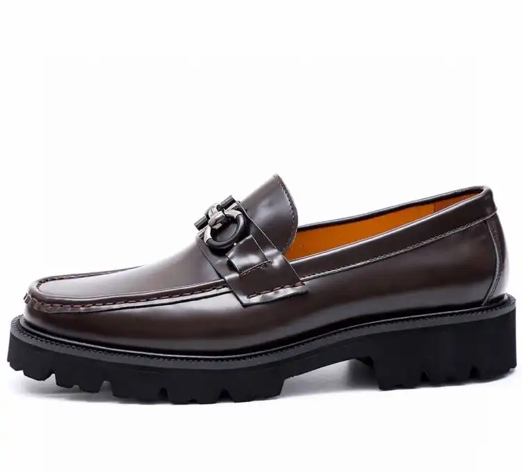 hype Ferragamo Leather Shoes