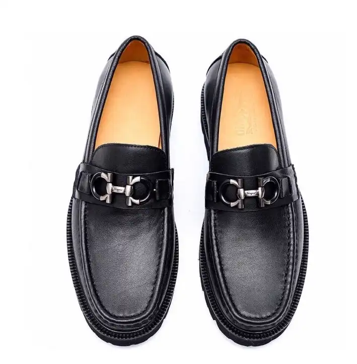 hype Ferragamo Leather Shoes