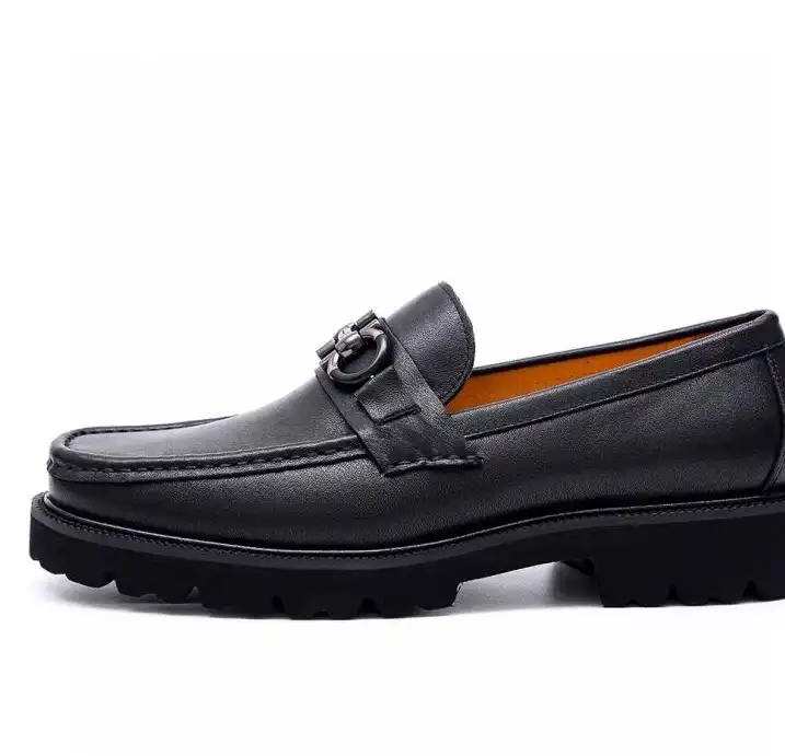 hype Ferragamo Leather Shoes