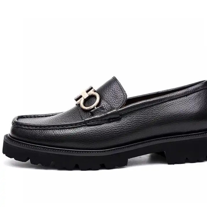 hype Ferragamo Leather Shoes