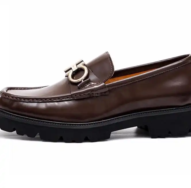 hype Ferragamo Leather Shoes