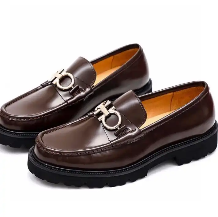 hype Ferragamo Leather Shoes