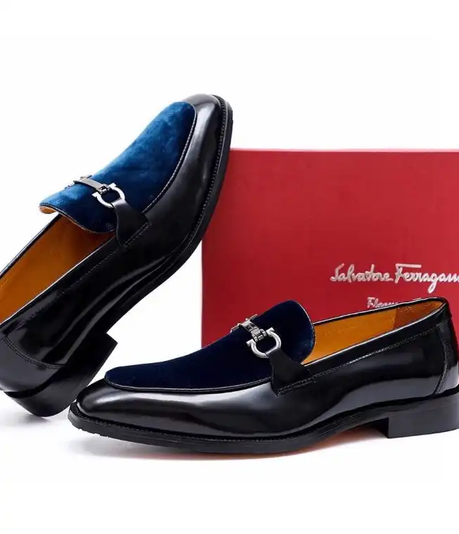 hype Ferragamo Leather Shoes