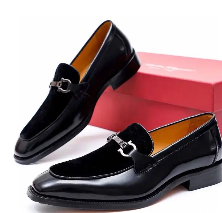 hype Ferragamo Leather Shoes