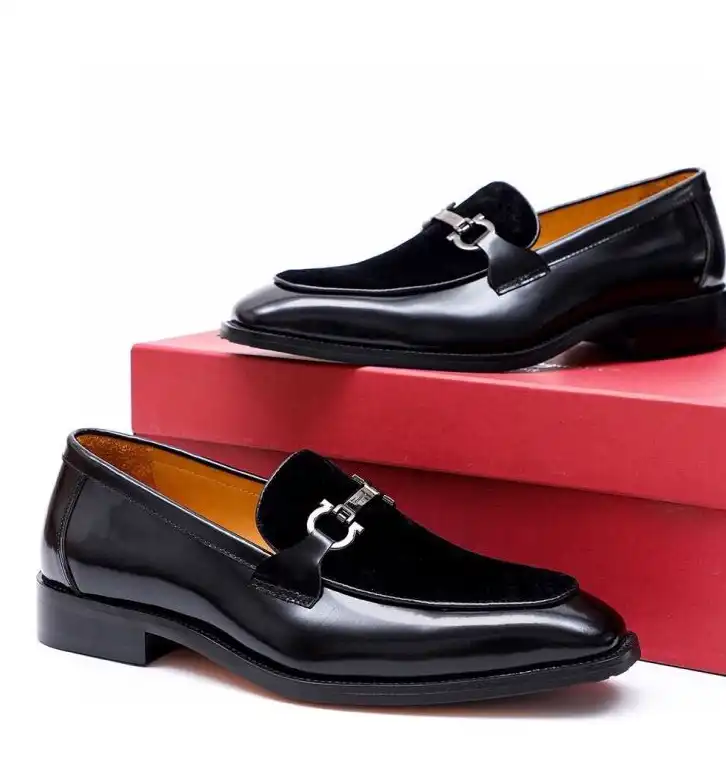 hype Ferragamo Leather Shoes