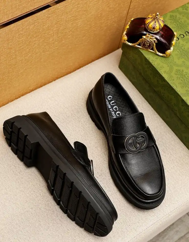 hype Gucci Leather Shoes