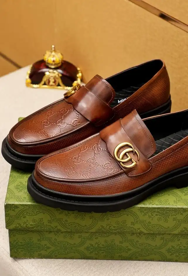 hype Gucci Leather Shoes