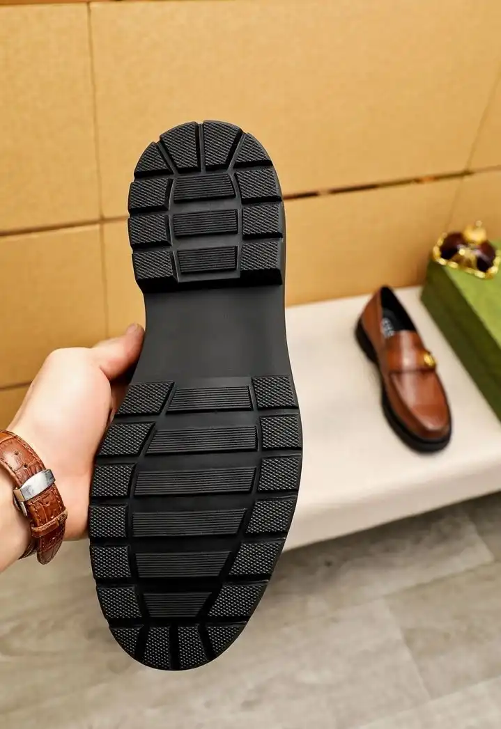 hype Gucci Leather Shoes