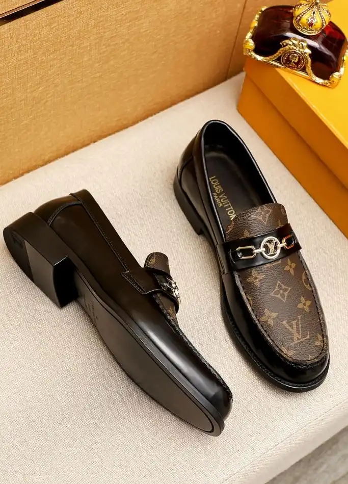 hype LV Leather Shoes