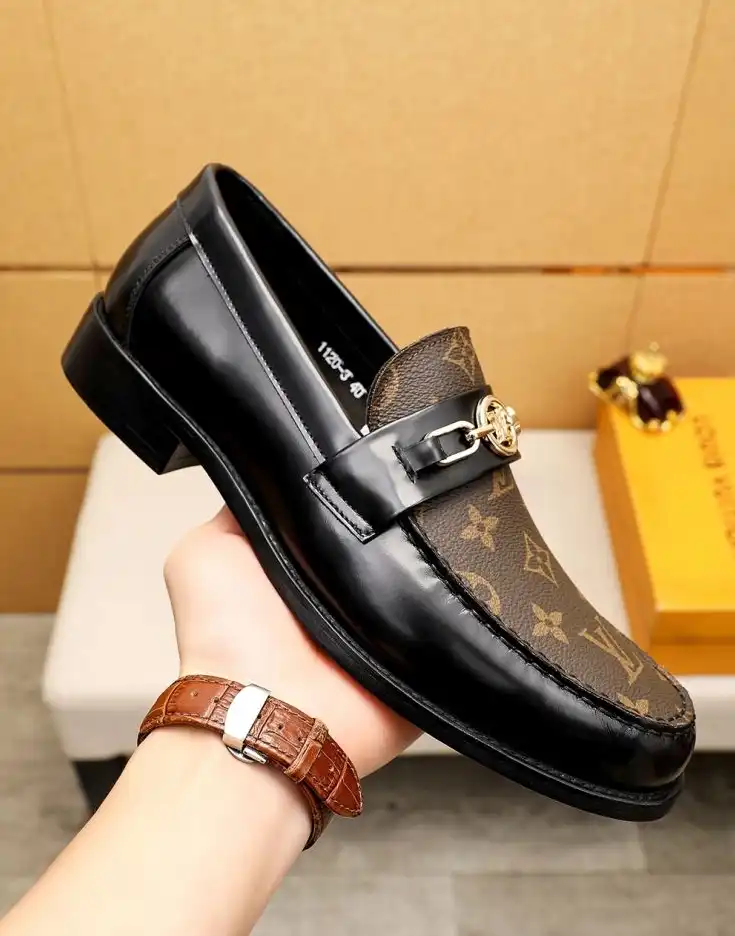 hype LV Leather Shoes